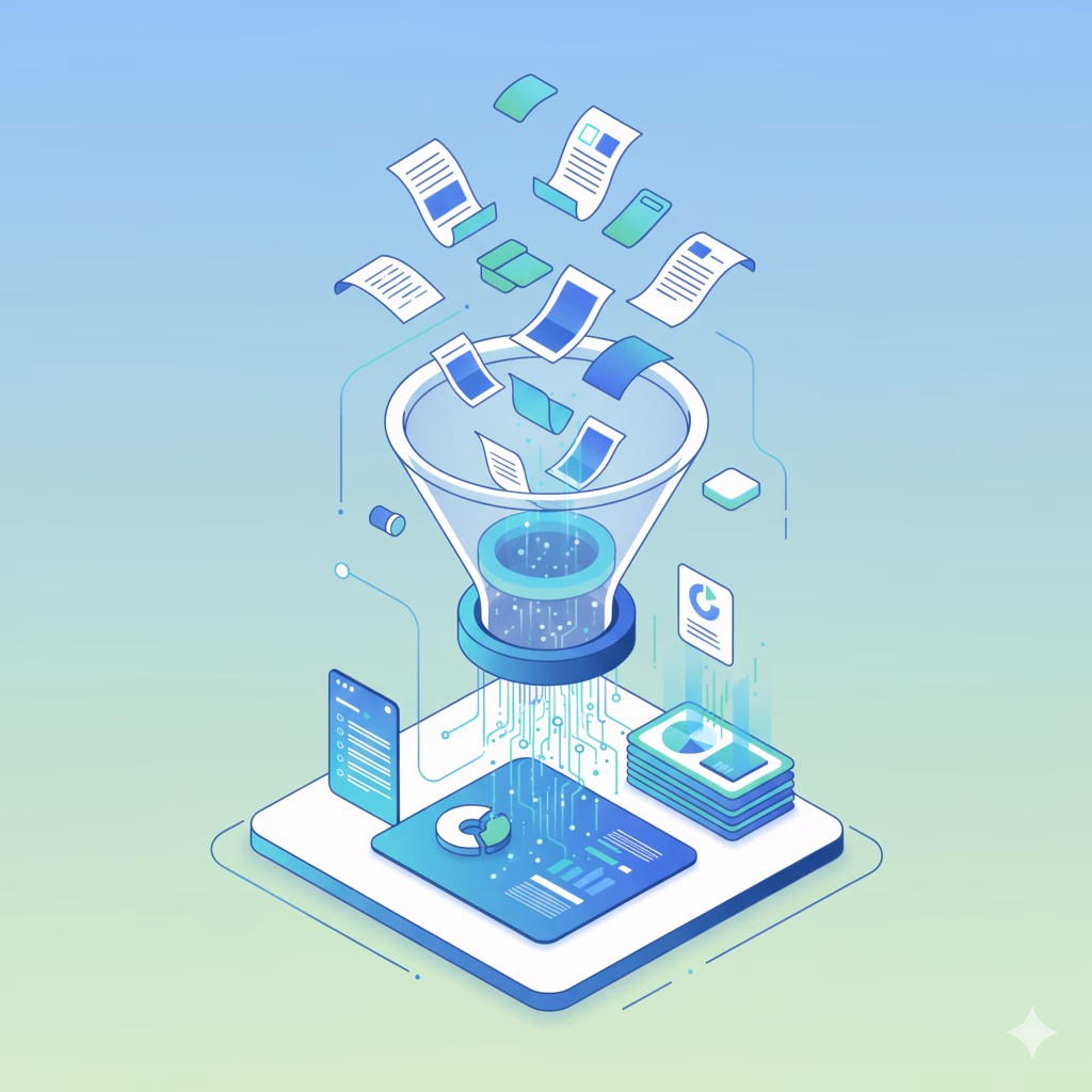 Cybersecurity protection illustration with shield and digital network
